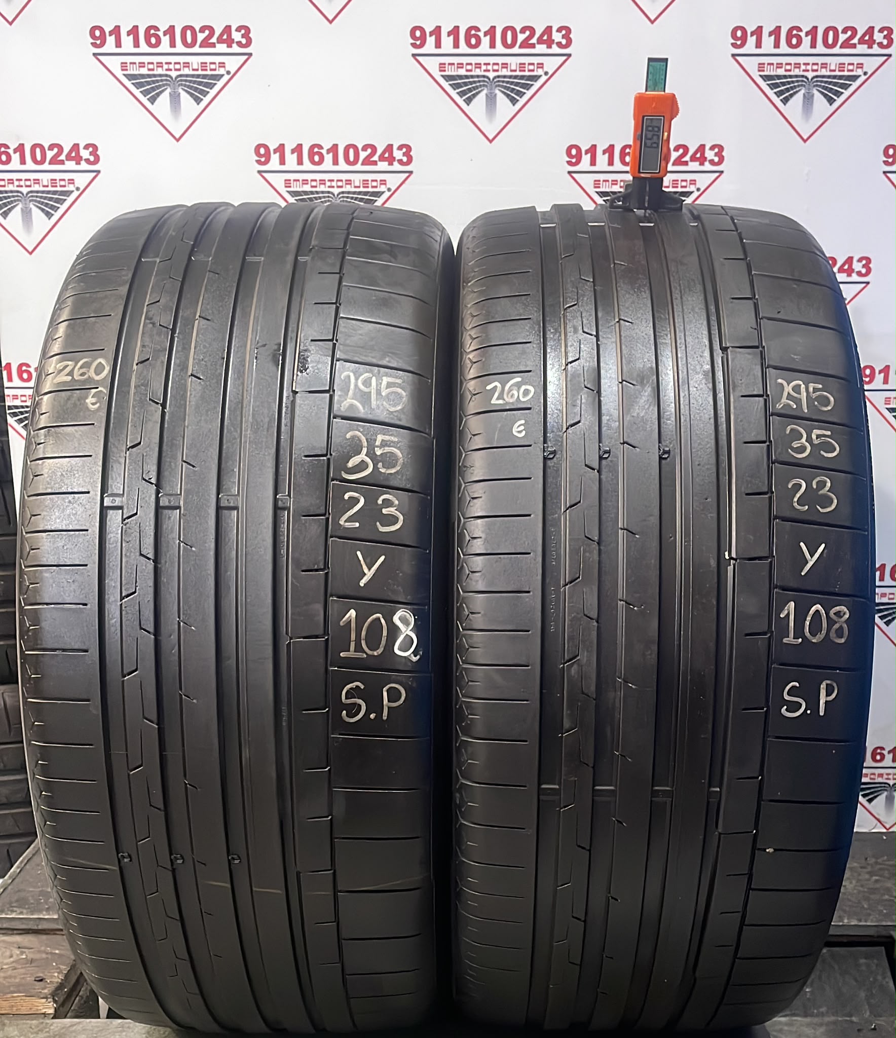 CONTINENTAL SPORTCONTACT6 USADO  295/35 R23 108 Y